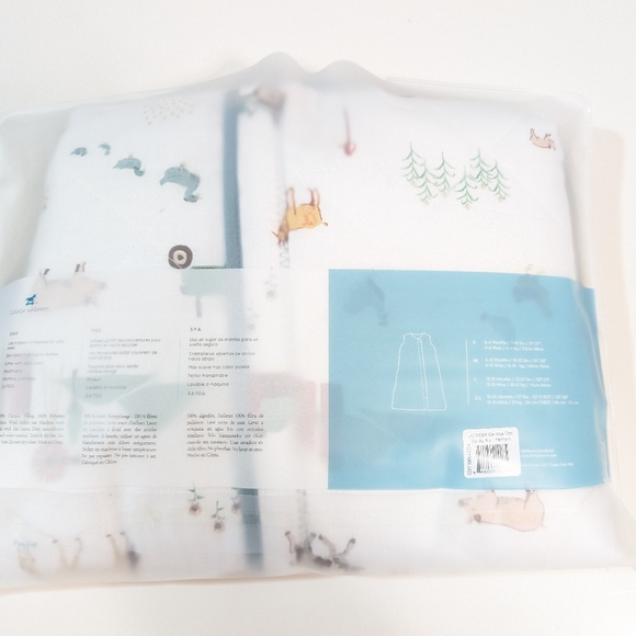 LITTLE UNICORN, Cotton Muslin Wearable Blanket, Farmyard, Size 18-24 Months - Picture 5 of 8